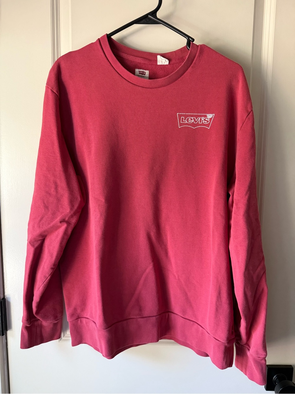 Levi's Berry-Red Pullover Sweatshirt